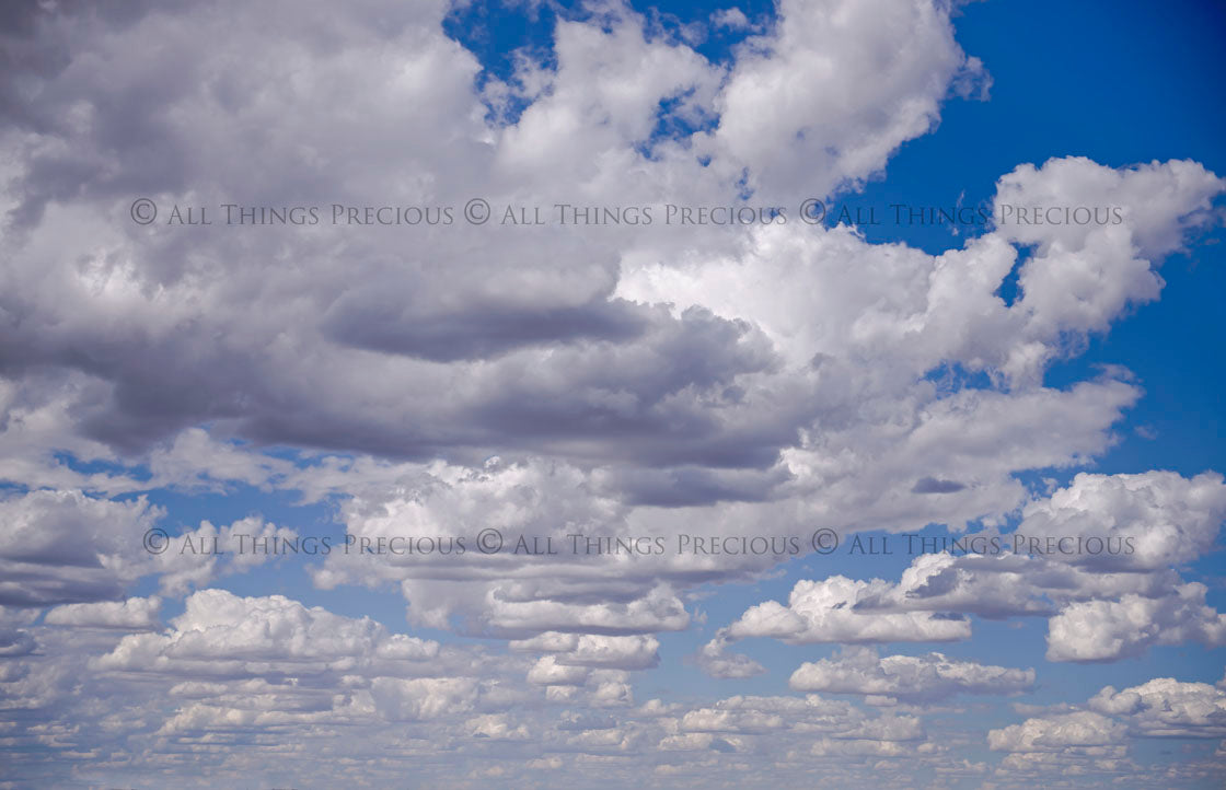 10 PUFFY CLOUD SKY Overlays SET 1
